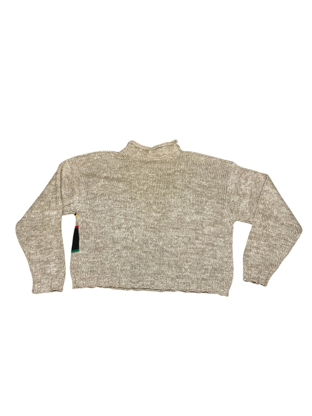 I.B.DIFFUSION VTG Chunky knit Crop Sweater Size M Art to wear-Bold-eclectic - Picture 2 of 9